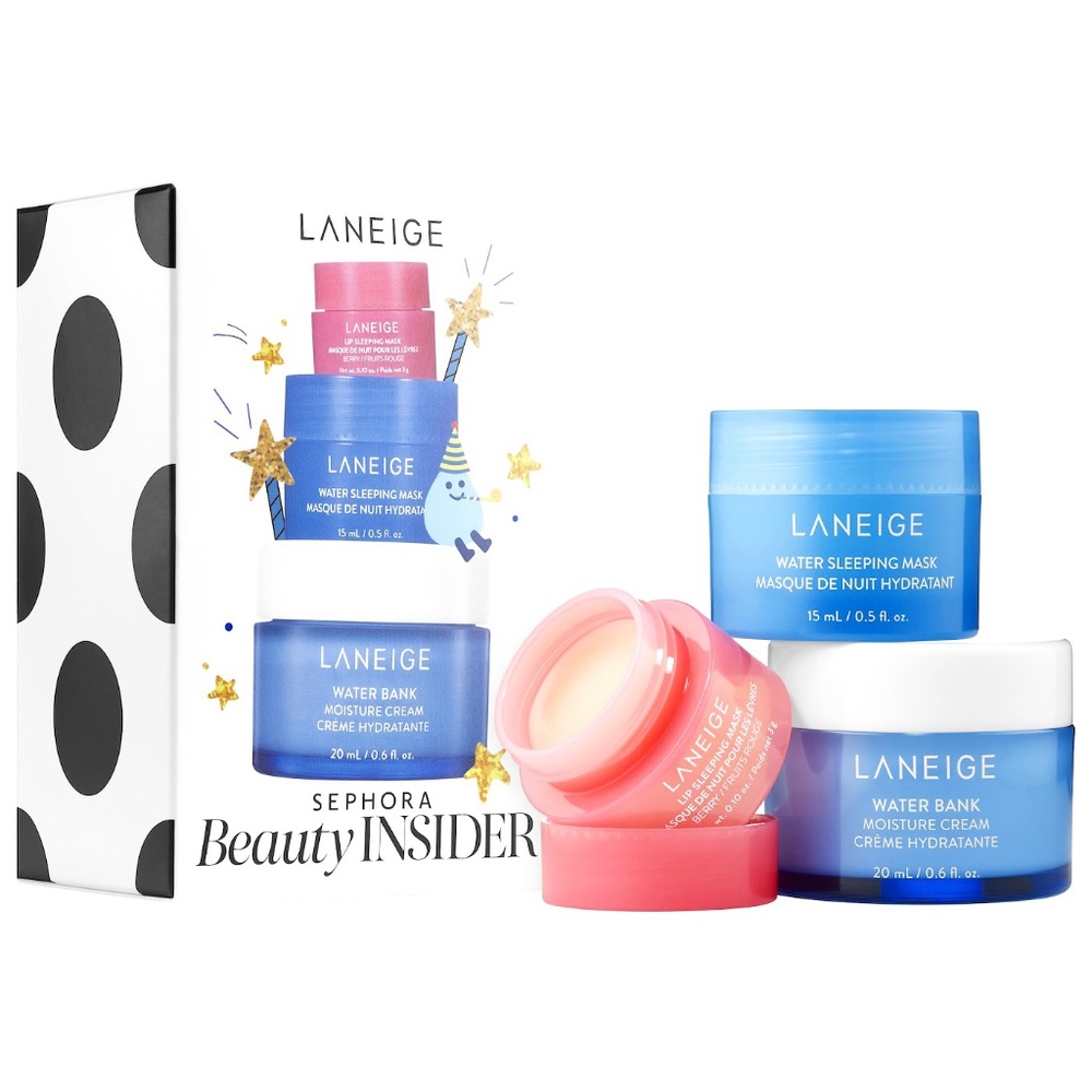 Laneige Sephora Birthday Gift w/ 3 Deluxe Samples NIB